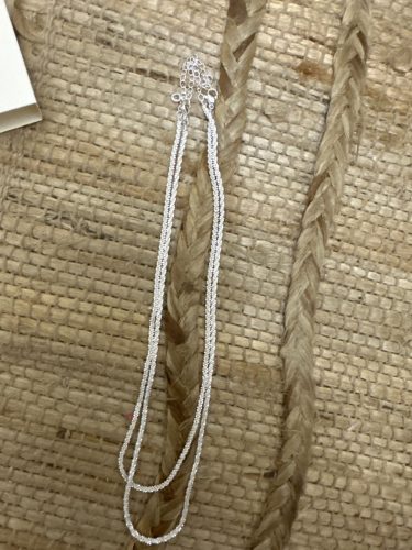 Silver Plated Exquisite Snake Twist Rope Exquisite Layered Necklace photo review