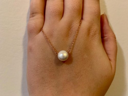 Simple Pearl Pendant Necklace photo review