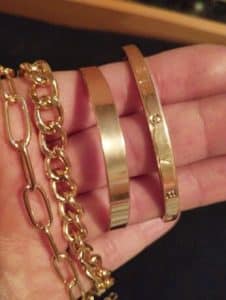 Gold Plated Thick Chain Combination Bracelet Bracelet photo review